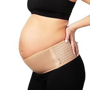 AZMED Maternity Belt – Adjustable Belly Support Band for Pregnancy & Postpartum